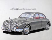 Jaguar Mk2 painting